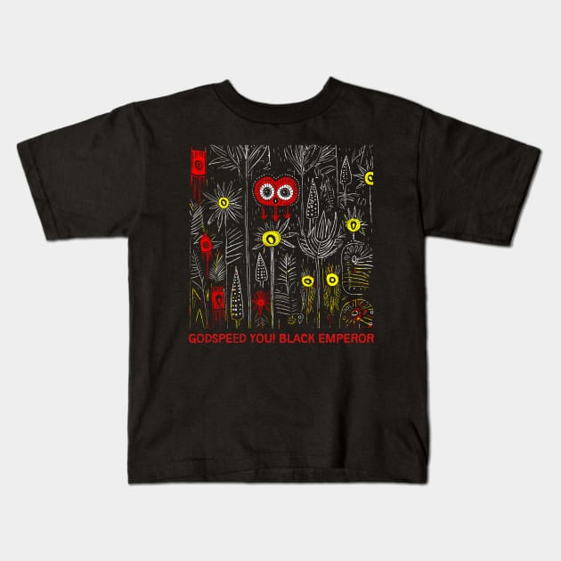 GY!BE Kids T-Shirt by unknown_pleasures